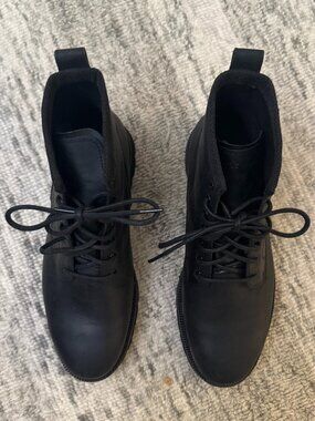 Cole Haan American Classic Waterproof Plain Toe Boots - Size 10.5 W